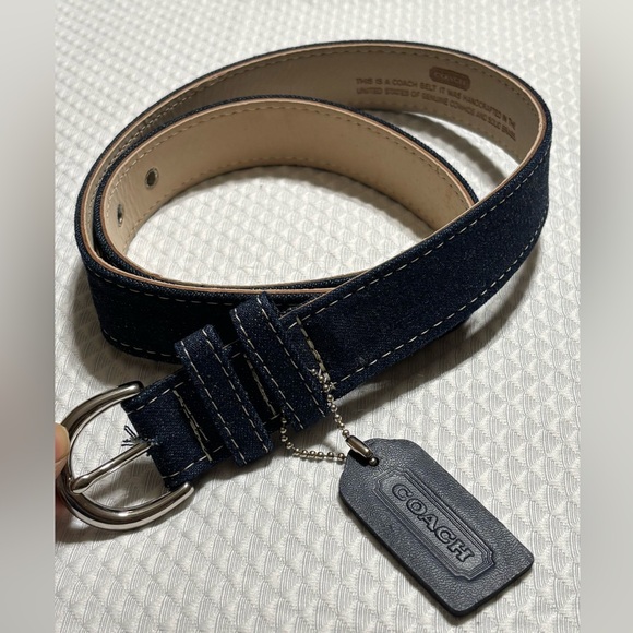 Coach vintage denim belt - Picture 9 of 9